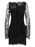 Alessandra Rich Draped Dress.