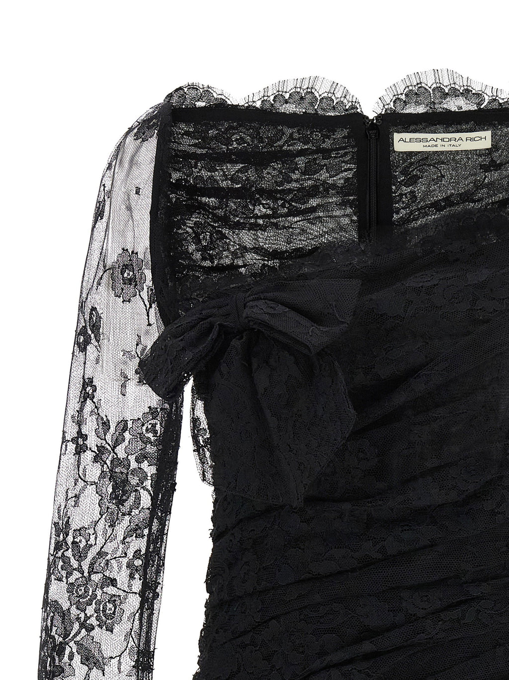 Alessandra Rich Draped Dress.