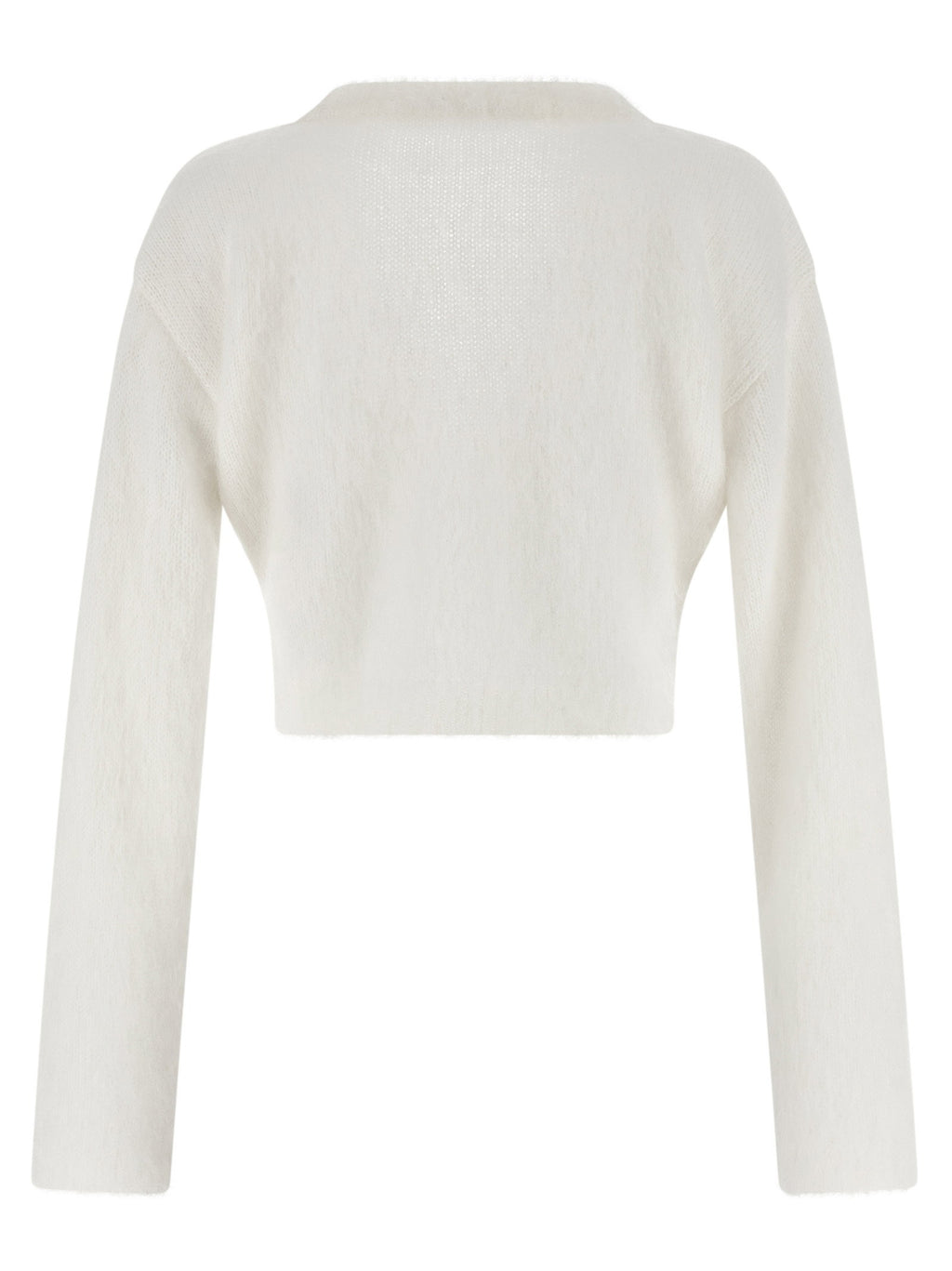 Alessandra Rich Carded Mohair Cardigan