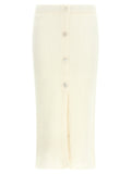 Alessandra Rich Carded Mohair Skirt