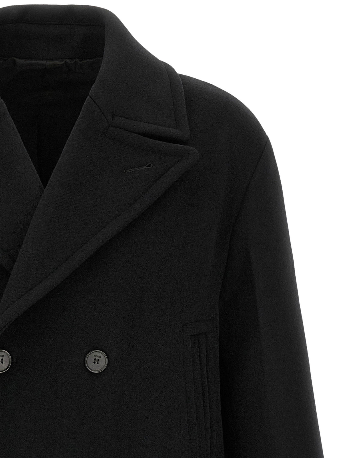 Fendi Angora And Wool Coat