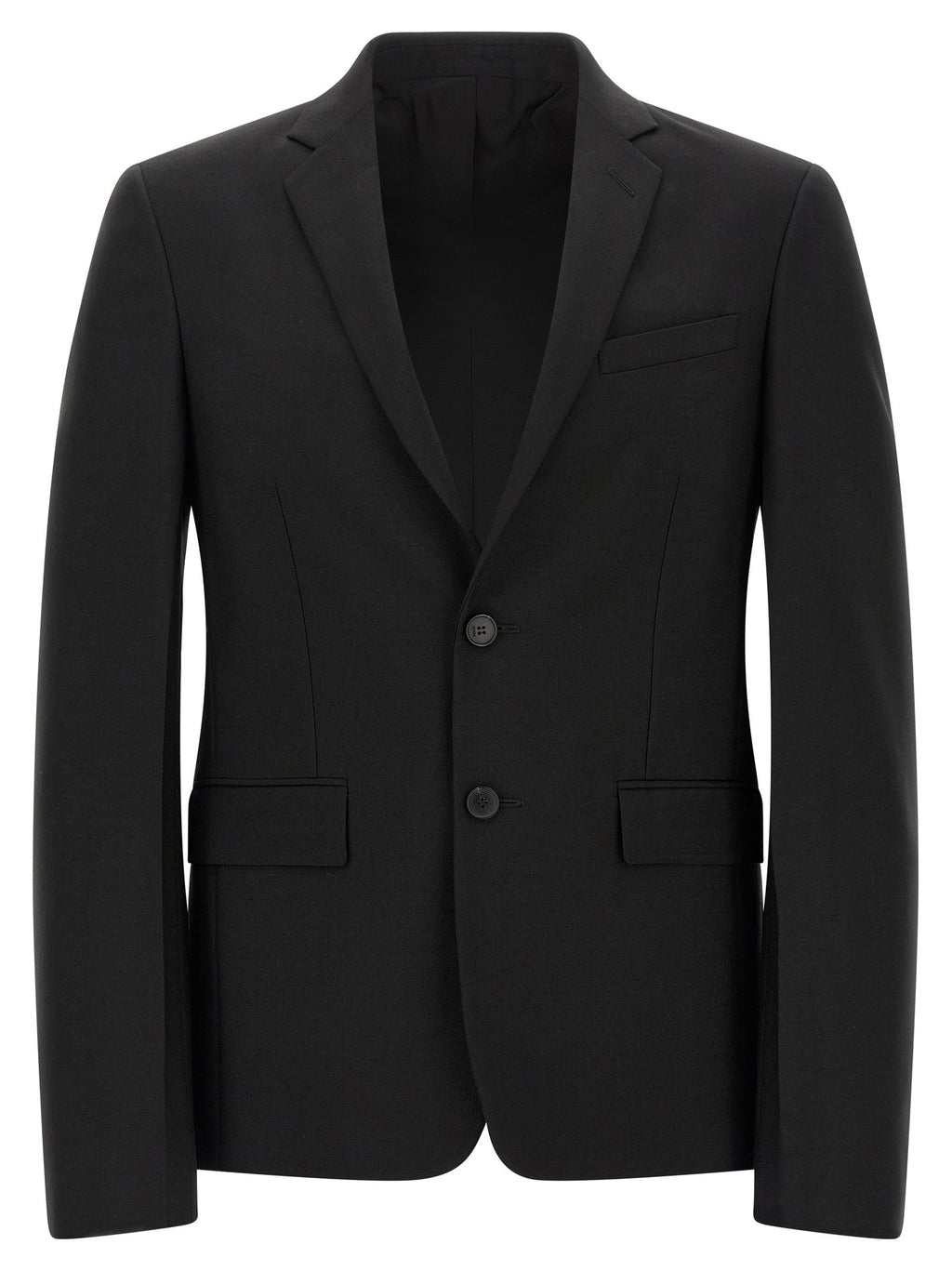 Fendi Black Mohair Kid Blazer