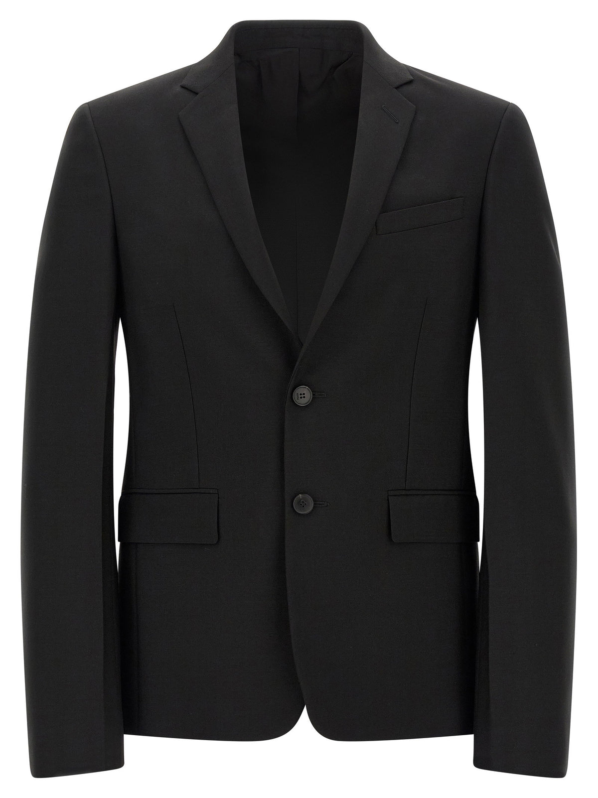 Fendi Black Mohair Kid Blazer