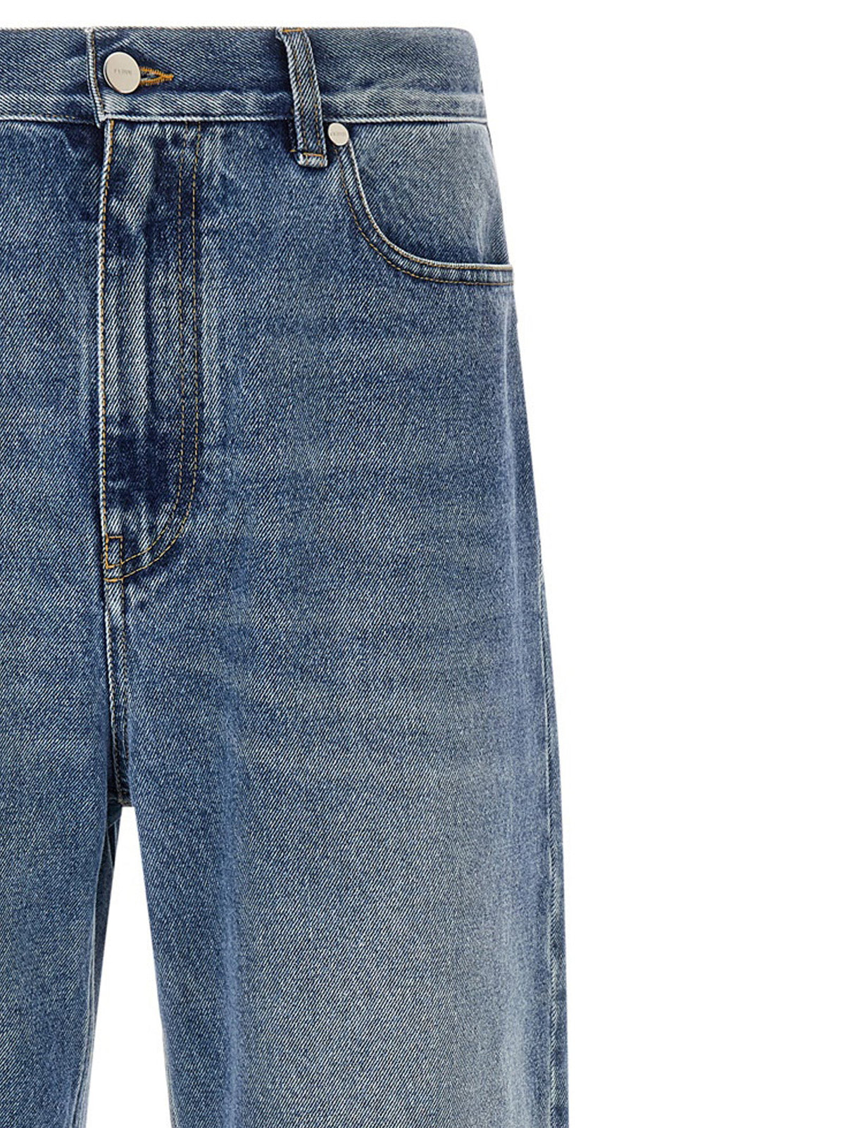 Fendi Ff Patch Jeans Saddlery