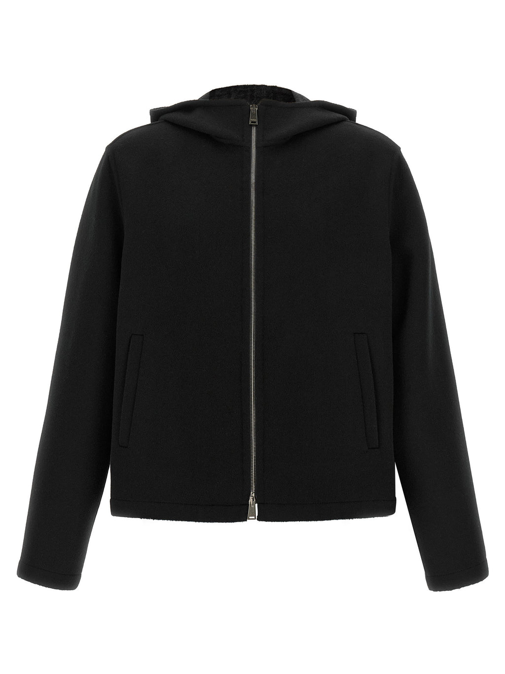 Fendi Black Blouson Inside Ff Zucca
