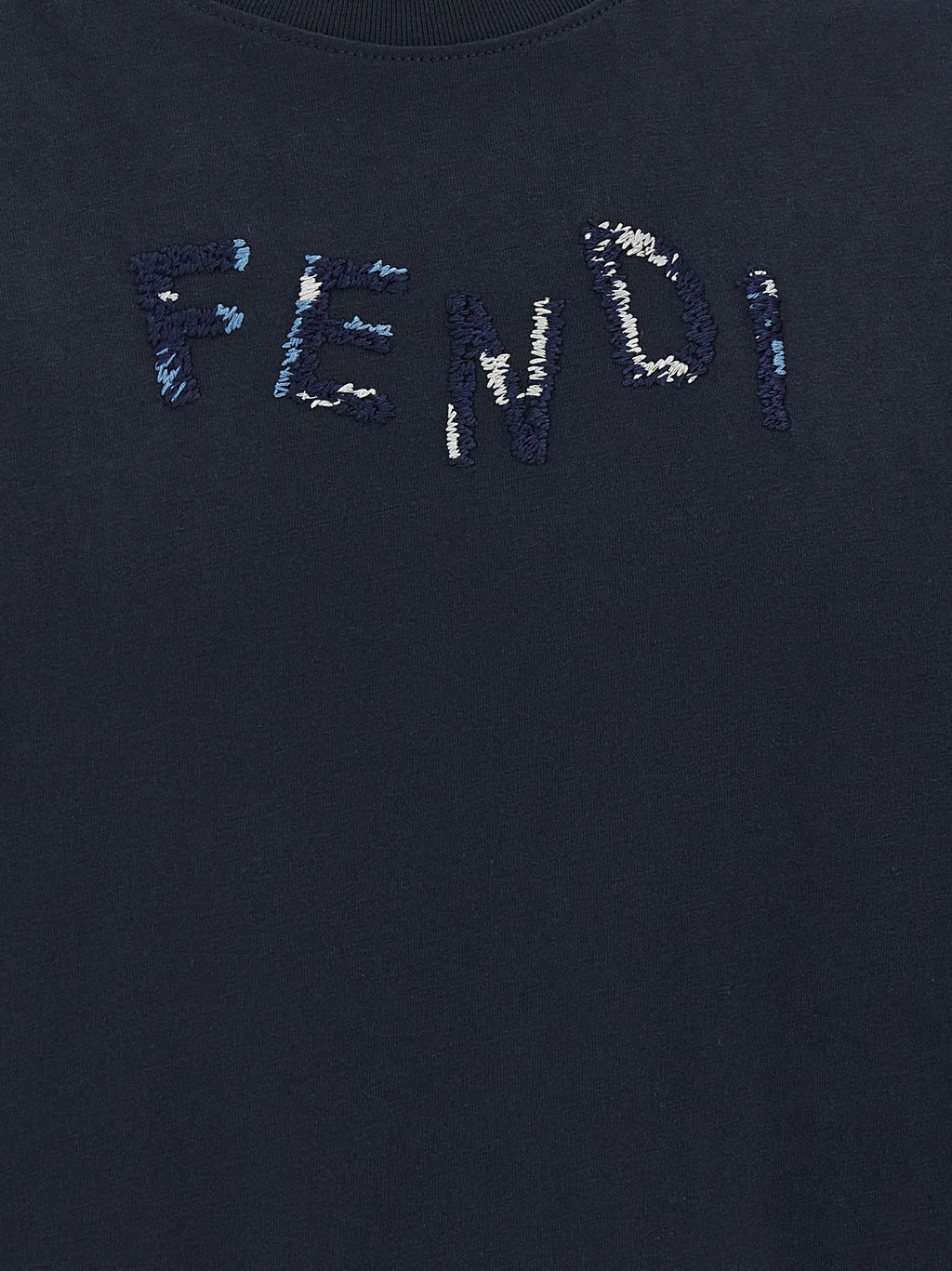 Fendi Logo Embroidery T-shirt