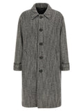 Dolce & Gabbana Chevron Wool Coat