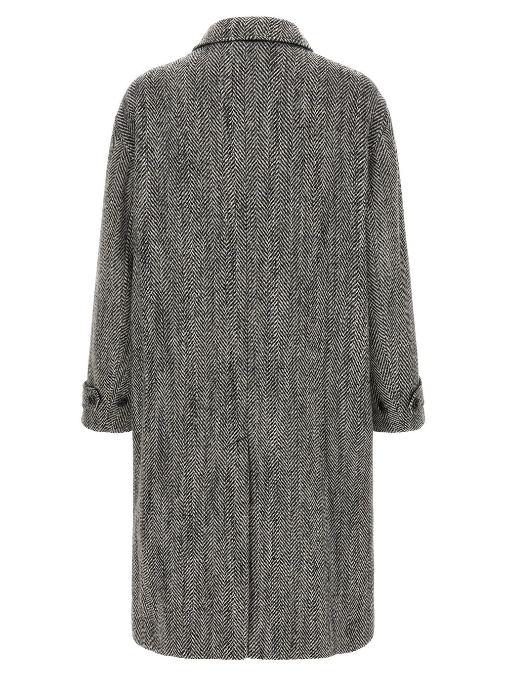 Dolce & Gabbana Chevron Wool Coat