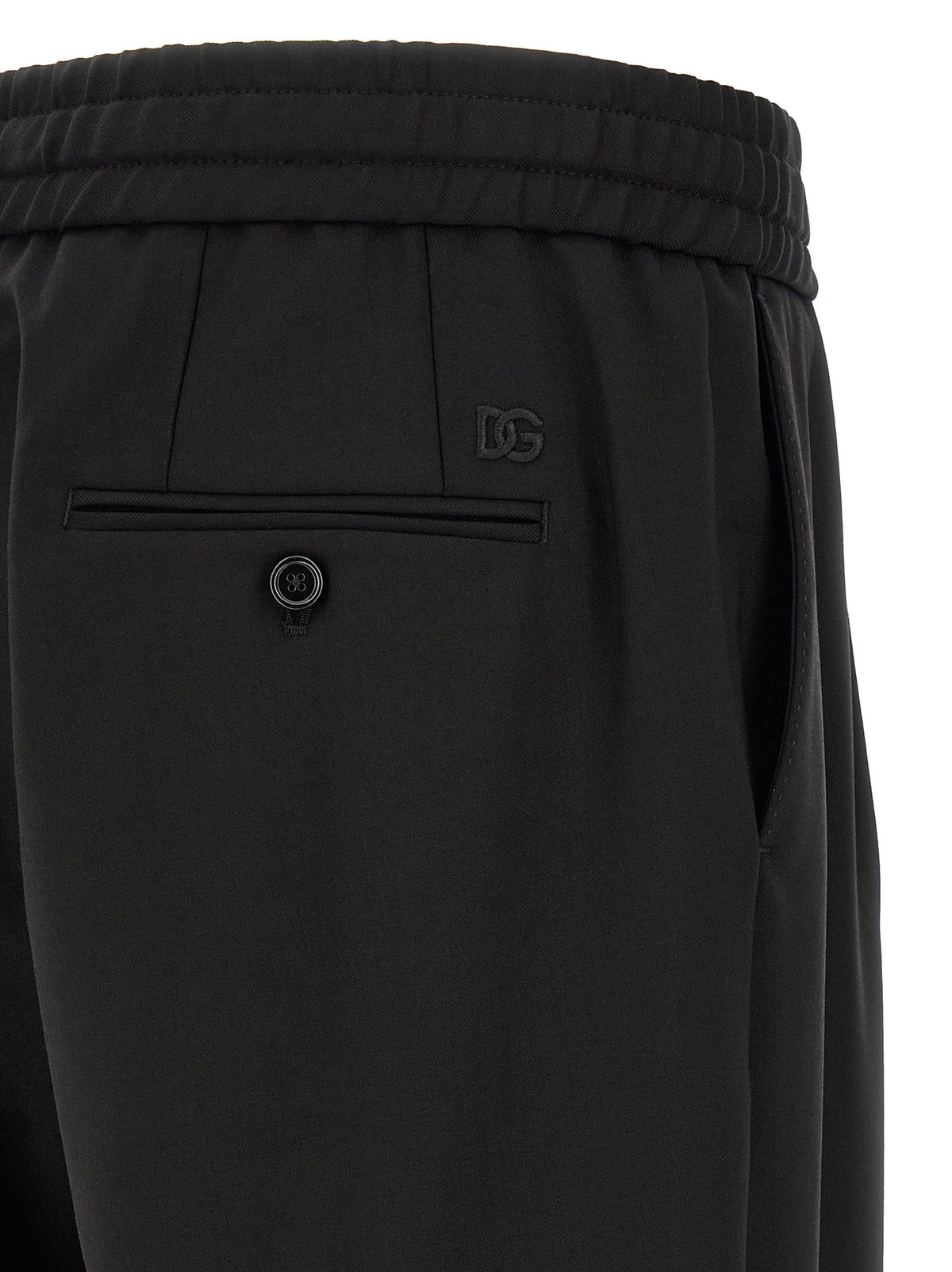 Dolce & Gabbana Wool Gabardine Joggers