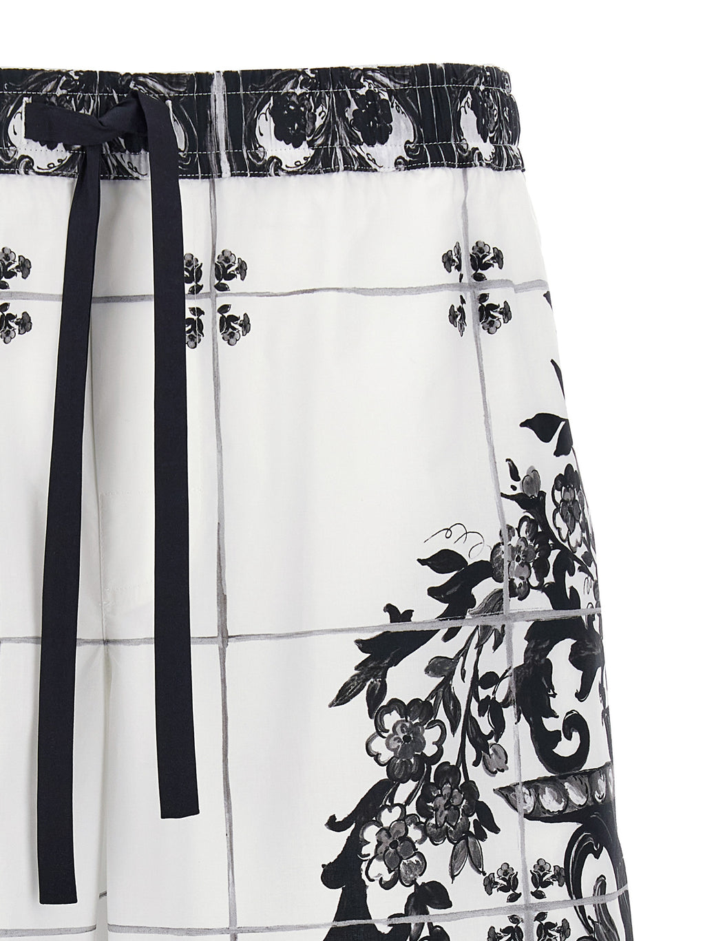 Dolce & Gabbana Maiolica Print Bermuda Shorts