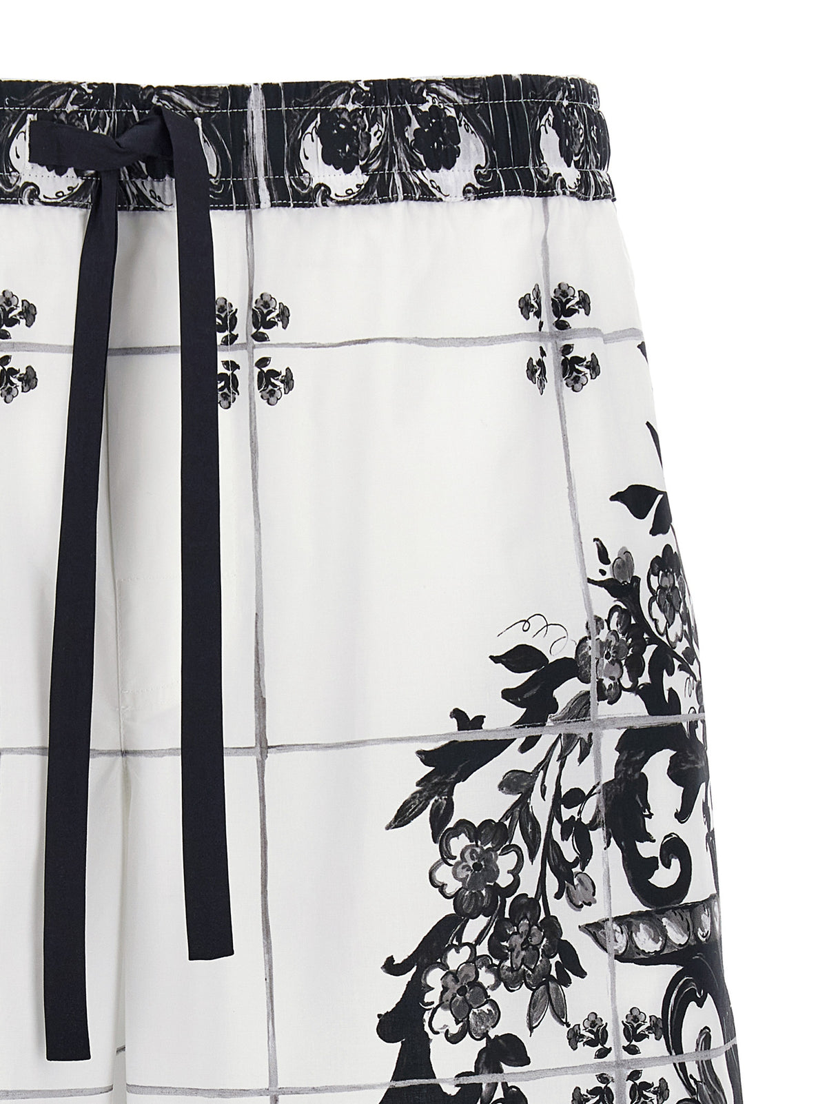 Dolce & Gabbana Maiolica Print Bermuda Shorts