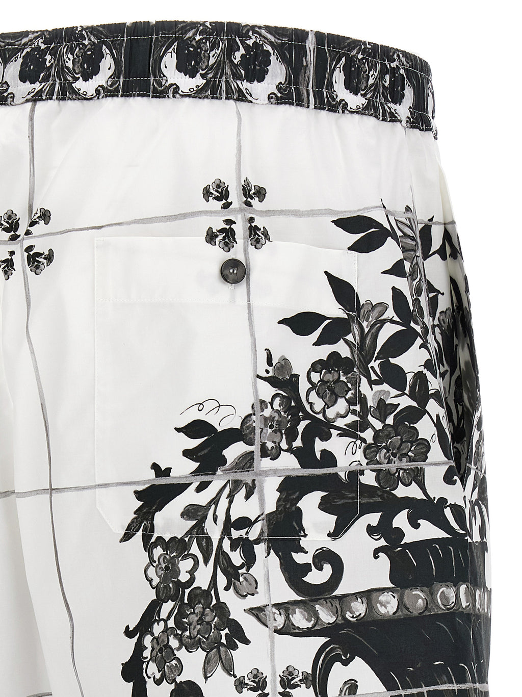 Dolce & Gabbana Maiolica Print Bermuda Shorts