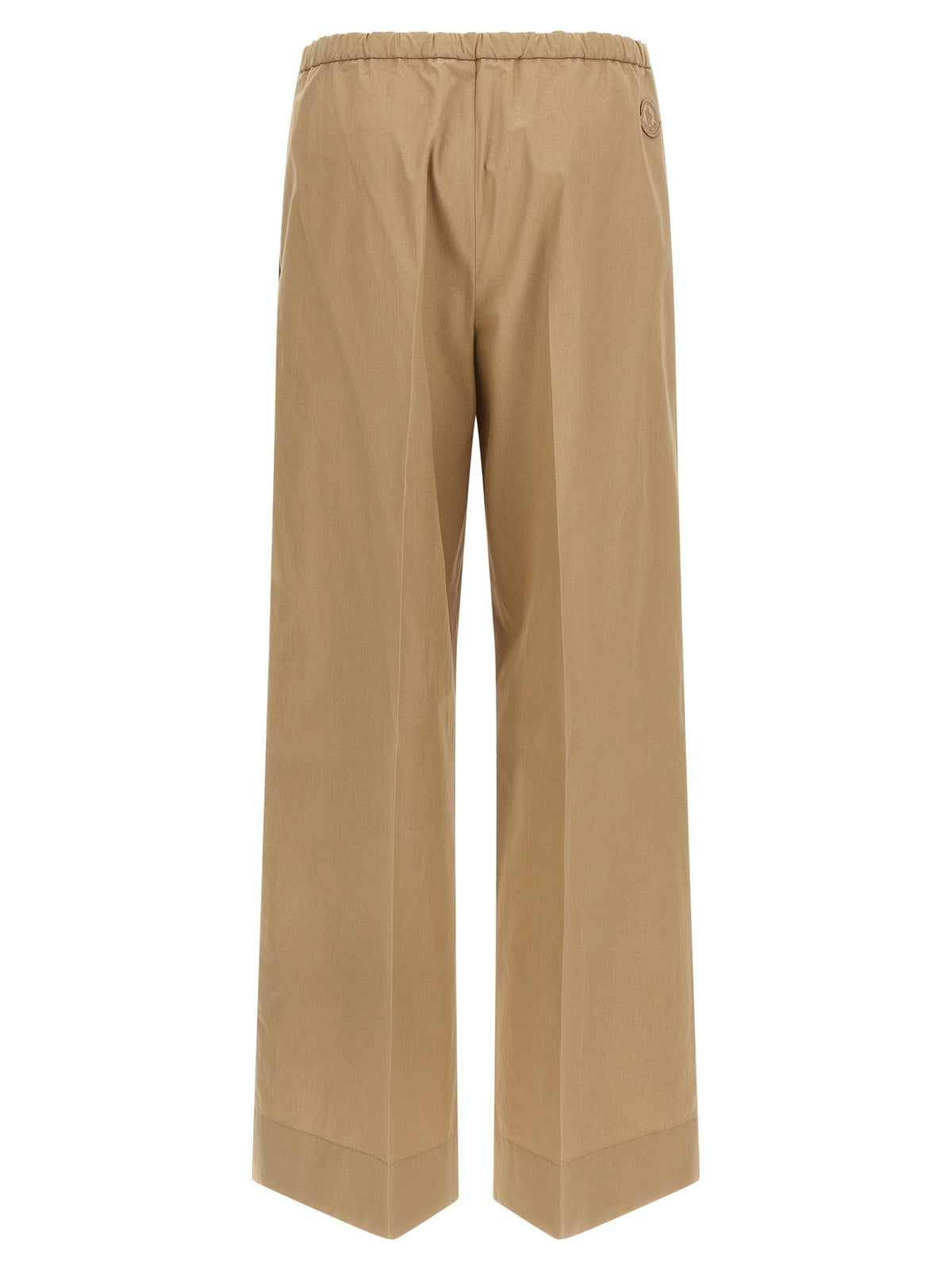 Moncler Grosgrain Logo Patch Pants