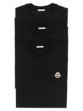 Moncler 3-pack Logo Patch T-shirt
