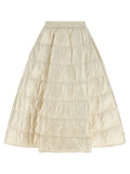 Moncler White Padded Skirt