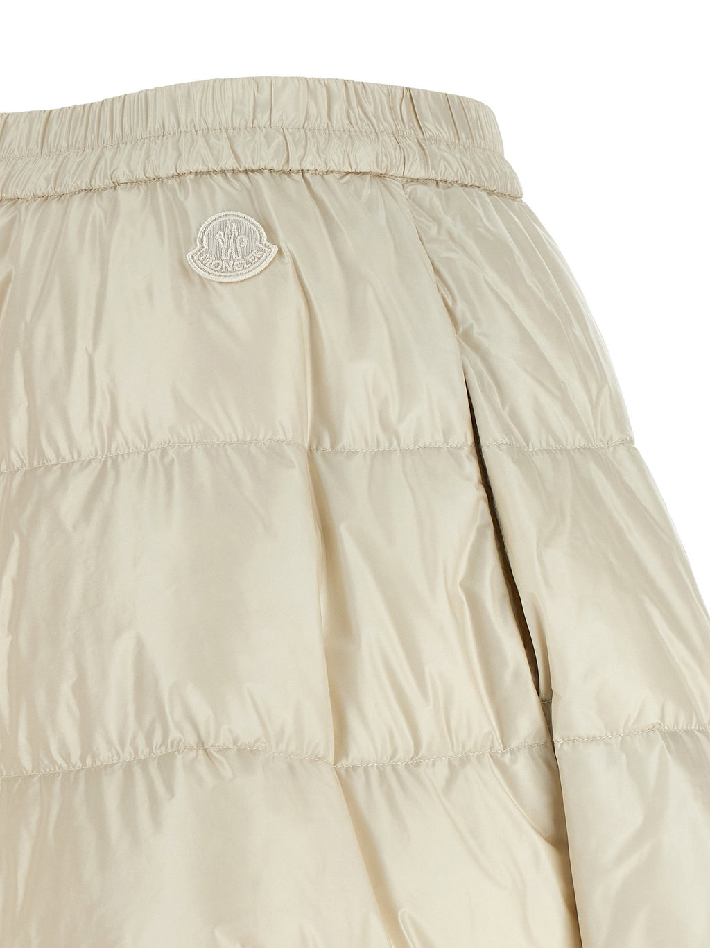 Moncler White Padded Skirt