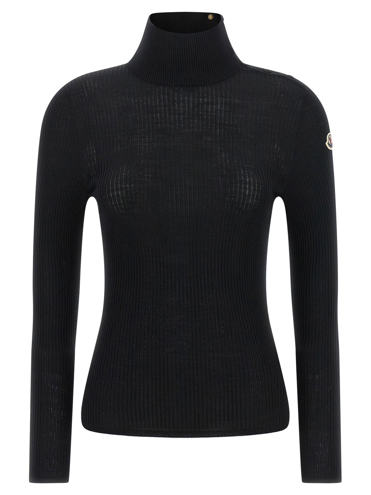 Moncler Logo Turtleneck Sweater