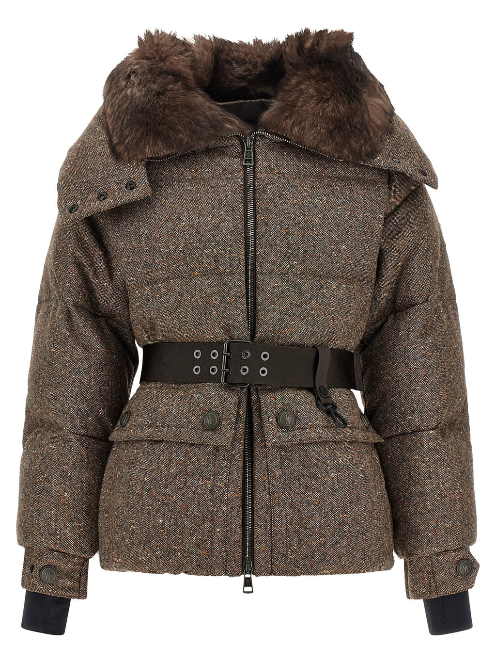 Moncler Grenoble Gelise Brown Down Jacket