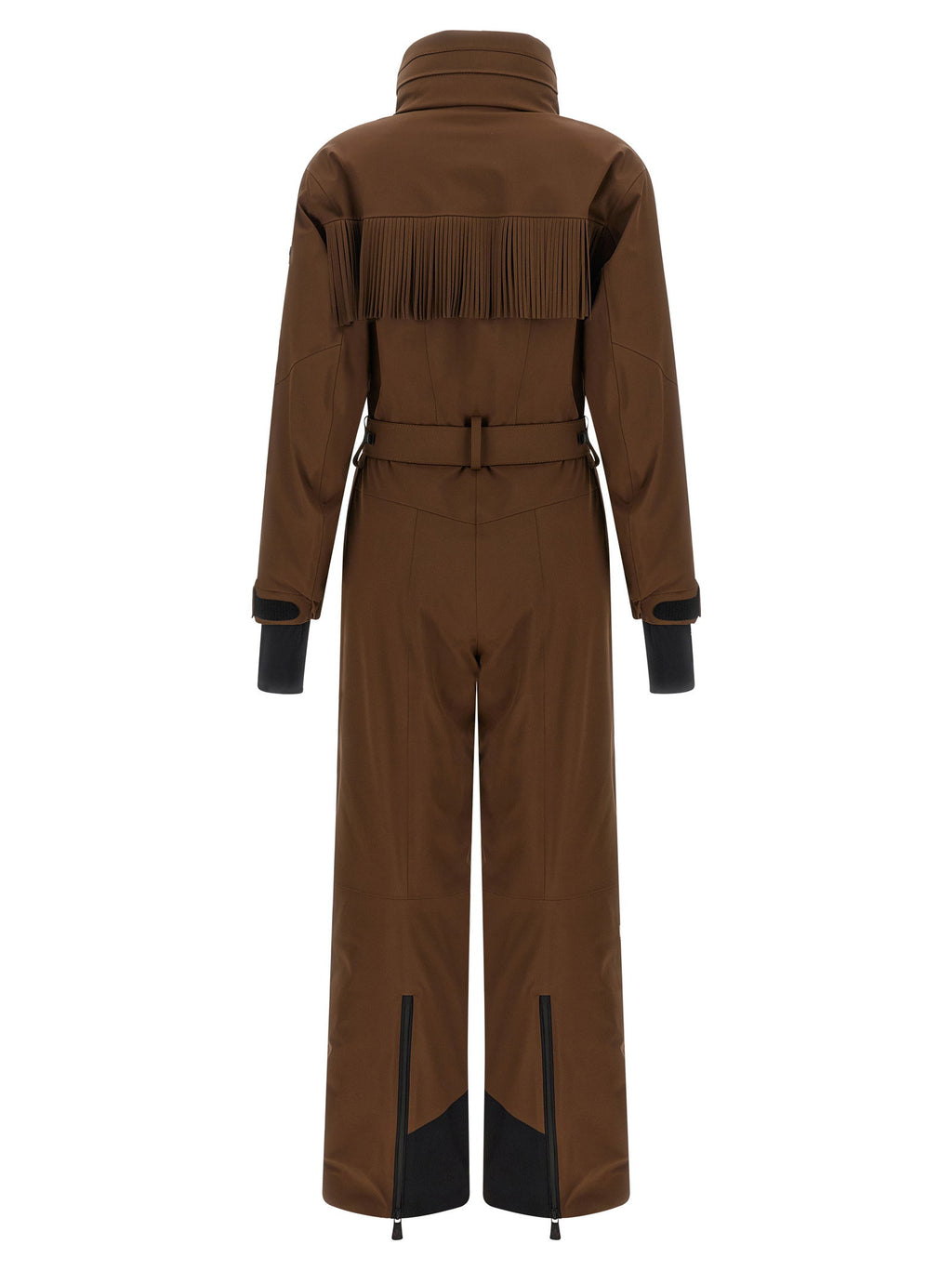 Moncler Grenoble Brown Fringed Ski Suit