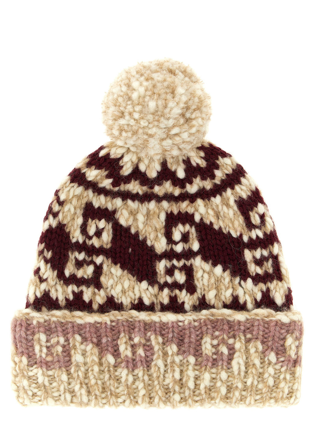 Moncler Grenoble Multicolor Pon Pon Beanie