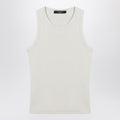 Weekend Max Mara Ivory cotton-blend tank top