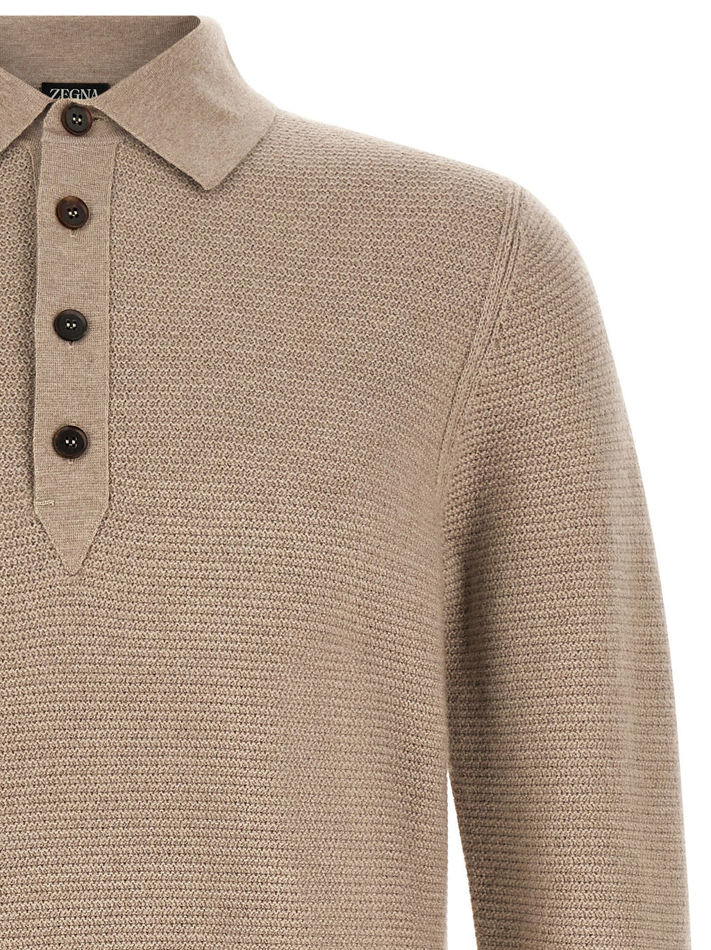 Zegna Polo Shirt Oasi Cashmere Beige