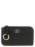 Valentino Garavani Vlogo Black Cardholder