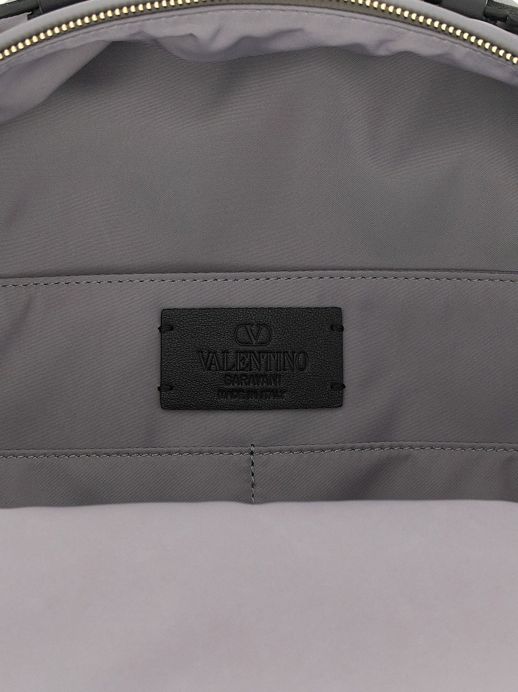 Valentino Garavani Stud Up Grey Backpack